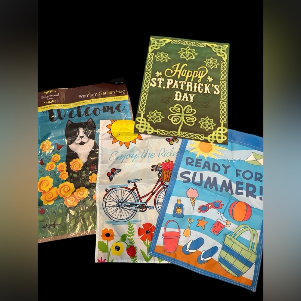 Vibrant Seasonal Garden Flag Collection